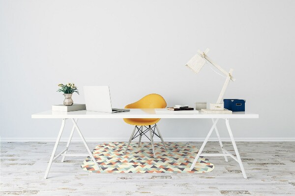 Alfombra para silla de escritorio Triángulos pequeños
