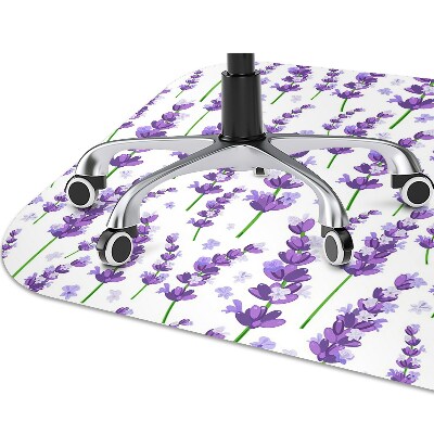 Alfombra para silla de escritorio Lavanda