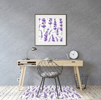 Alfombra para silla de escritorio Lavanda