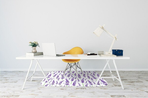 Alfombra para silla de escritorio Lavanda