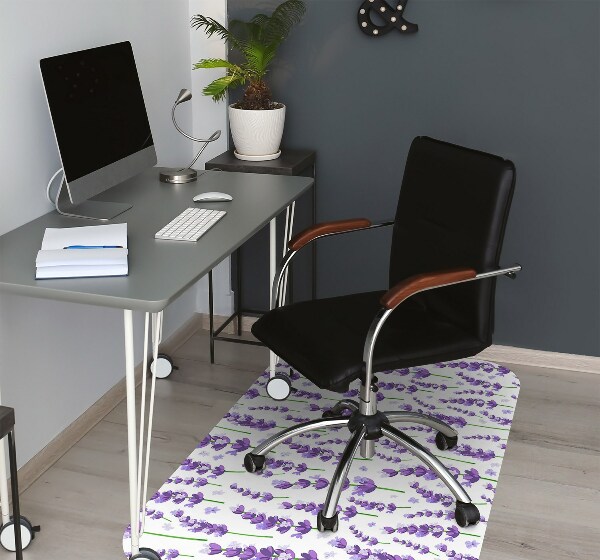 Alfombra para silla de escritorio Lavanda