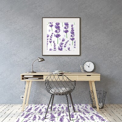 Alfombra para silla de escritorio Lavanda