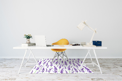 Alfombra para silla de escritorio Lavanda