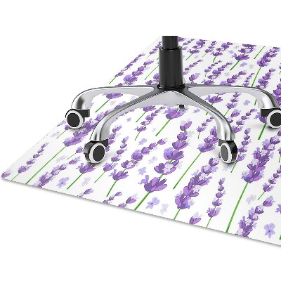 Alfombra para silla de escritorio Lavanda