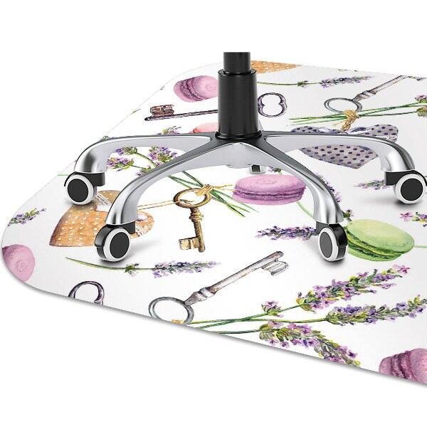 Alfombra silla ordenador Viejas llaves retro