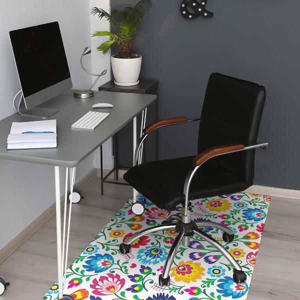Alfombra silla ordenador Arte popular
