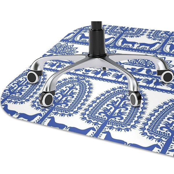 Alfombra silla ordenador Papel kurpie