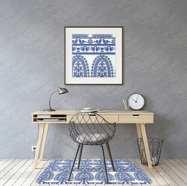 Alfombra silla ordenador Papel kurpie