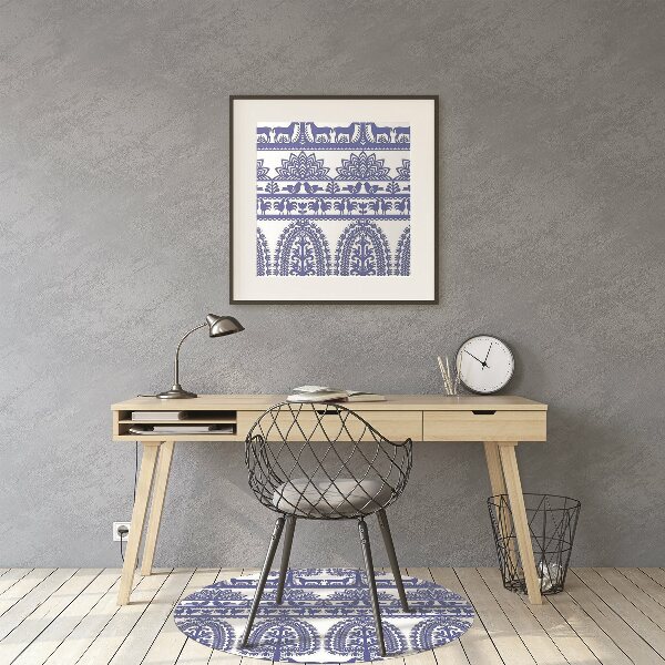Alfombra silla ordenador Papel kurpie