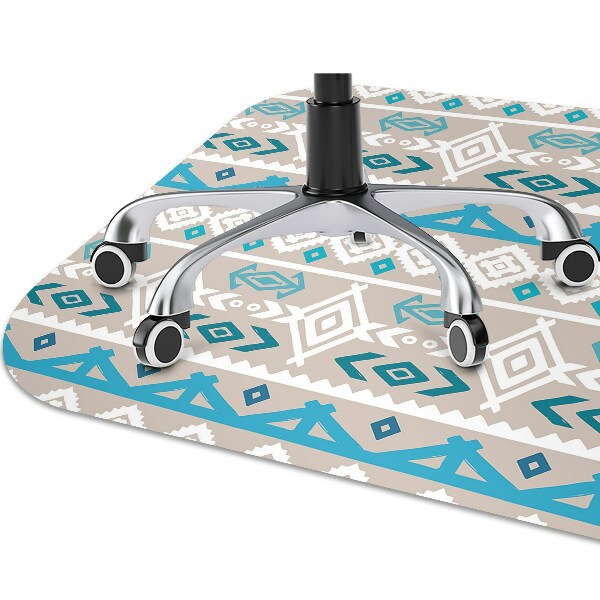 Alfombra silla ordenador Arte tribal