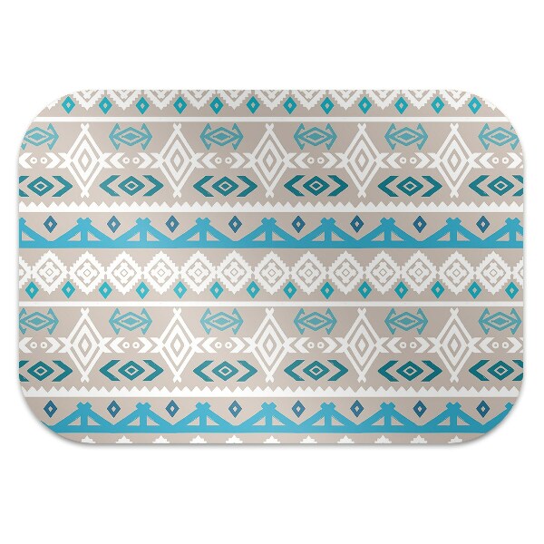Alfombra silla ordenador Arte tribal