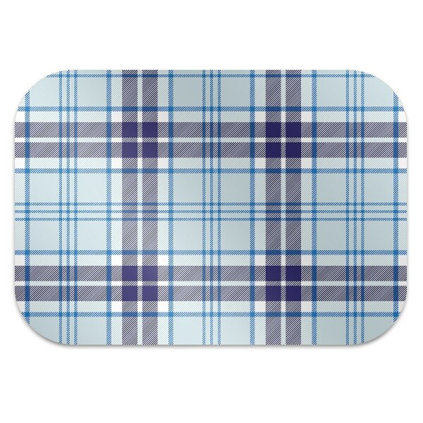 Alfombra silla ordenador Tartán