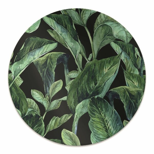 Alfombrilla para silla de escritorio Hojas tropicales