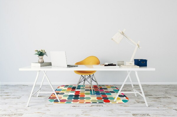 Alfombra silla ordenador Patrón geométrico
