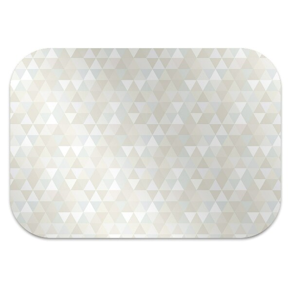Alfombra silla ordenador Patrón de triángulo