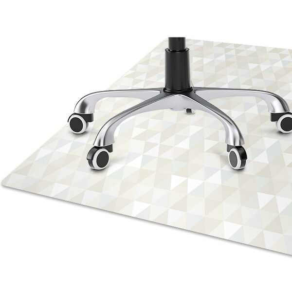 Alfombra silla ordenador Patrón de triángulo