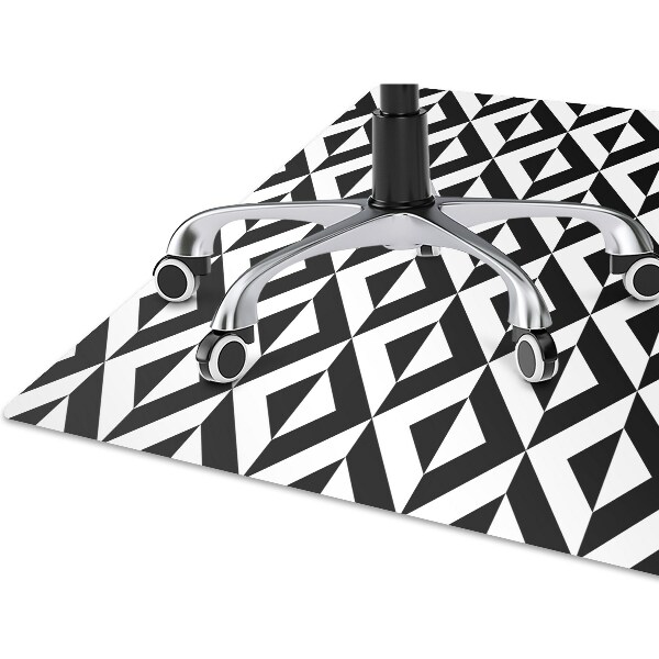 Alfombra silla ordenador Ilusión geométrica