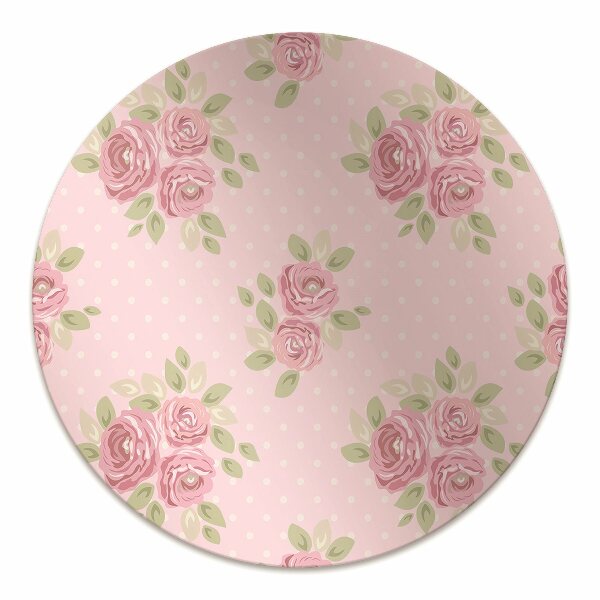 Alfombra silla ordenador Ramo de rosa
