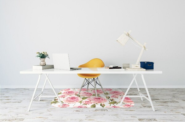 Alfombrilla para silla de escritorio Rosas hermosas