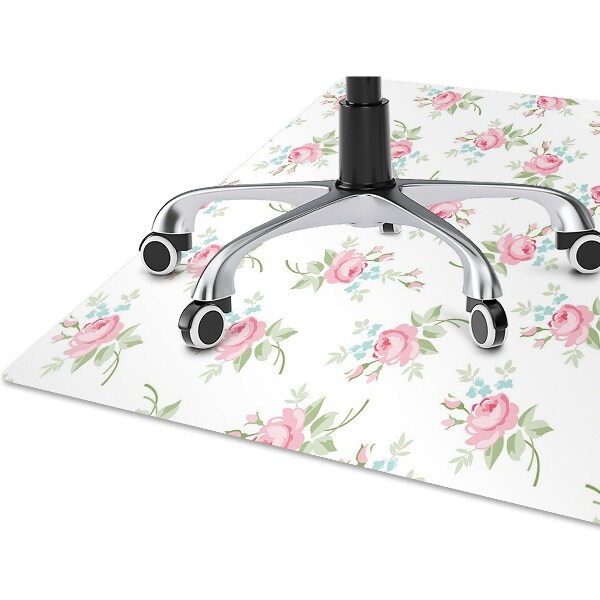Alfombra silla escritorio Flores pequeñas