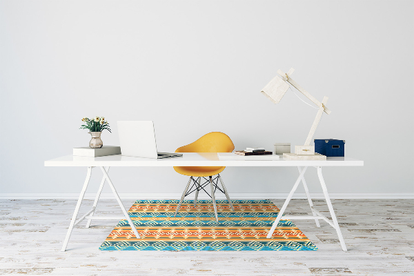 Alfombra silla ordenador Patrón de estilo navajo