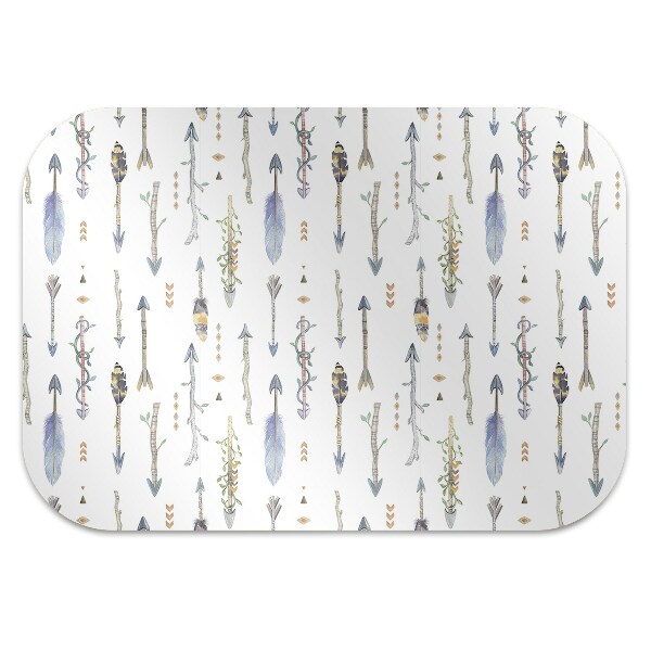 Alfombra silla ordenador Boho disparos