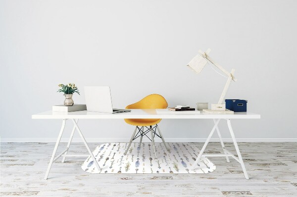 Alfombra silla ordenador Boho disparos