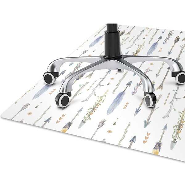 Alfombra silla ordenador Boho disparos