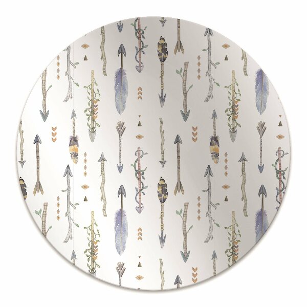 Alfombra silla ordenador Boho disparos