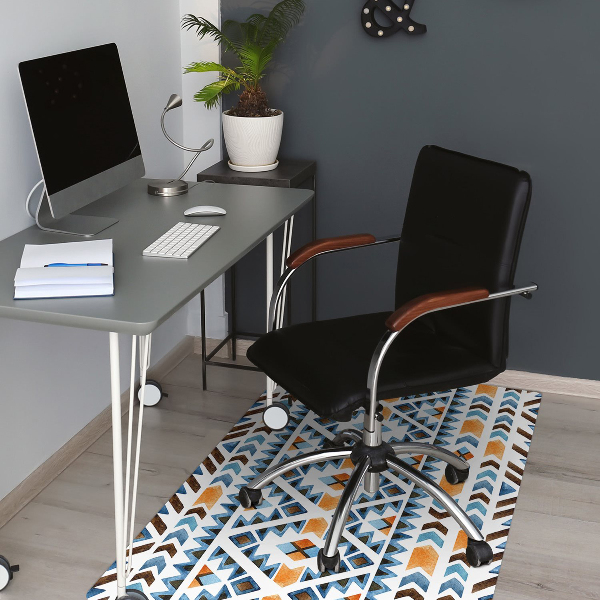Alfombra silla ordenador Motivos étnicos