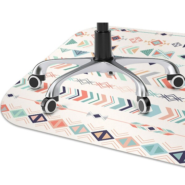 Alfombra silla ordenador Patrón étnico