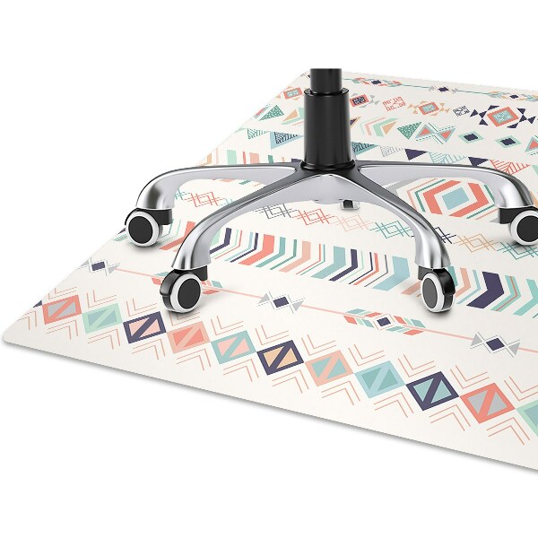 Alfombra silla ordenador Patrón étnico