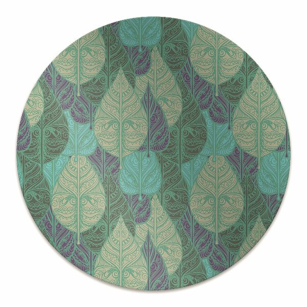 Alfombra silla ordenador Hojas
