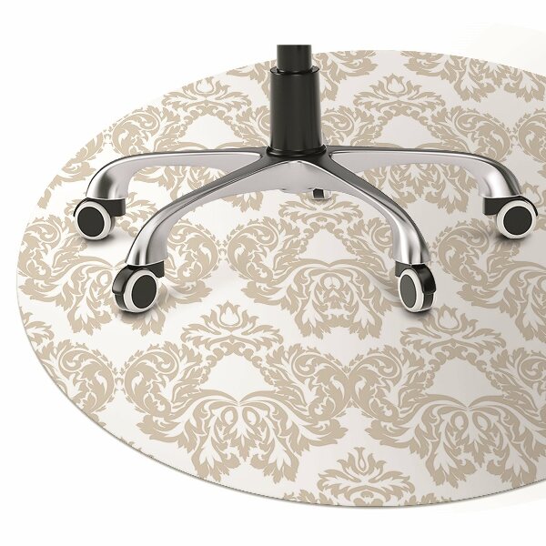 Alfombra silla ordenador Patrón floral