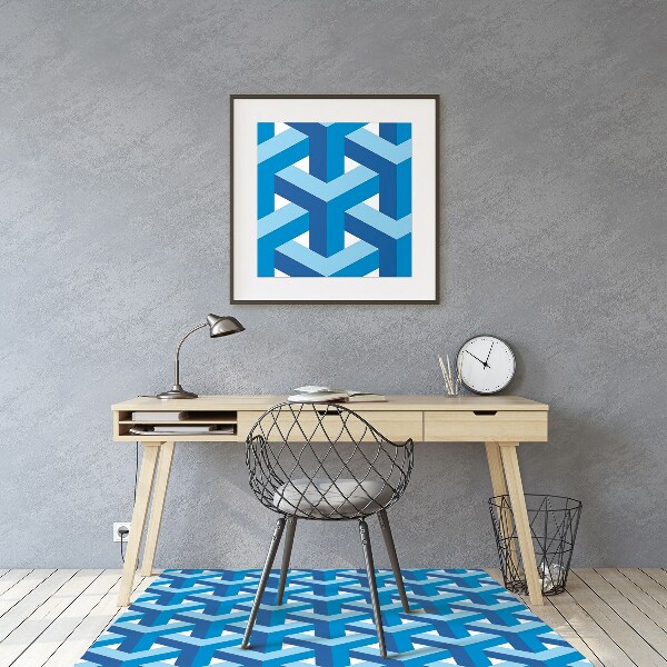 Alfombrilla para silla de escritorio Gráficos de tres dimensiones