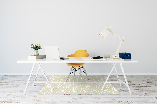 Alfombra para silla de escritorio Patrón geométrico