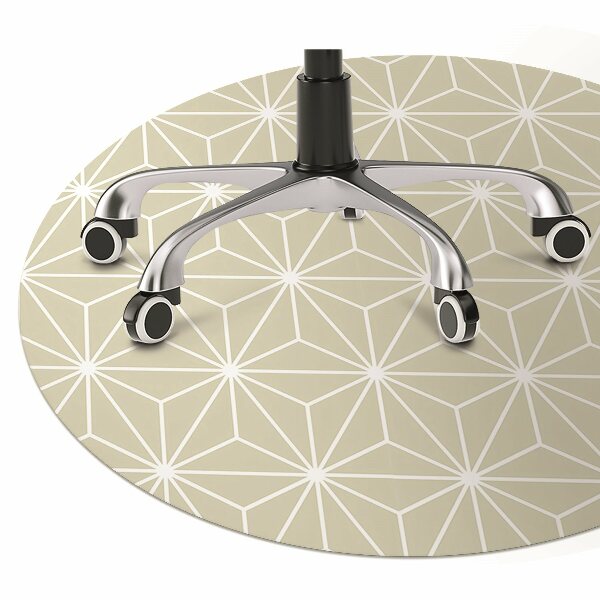 Alfombra para silla de escritorio Patrón geométrico