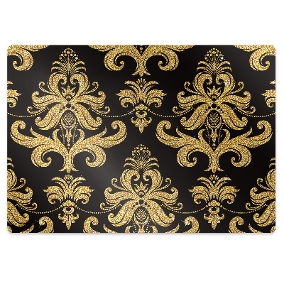 Alfombra silla ordenador Ornamento dorado