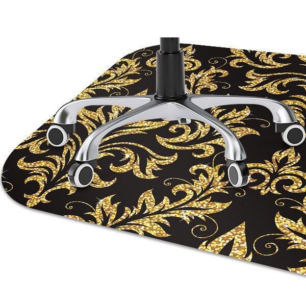 Alfombrilla para silla de escritorio Ornamento dorado