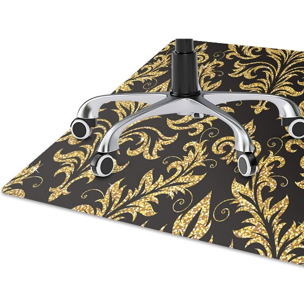 Alfombrilla para silla de escritorio Ornamento dorado