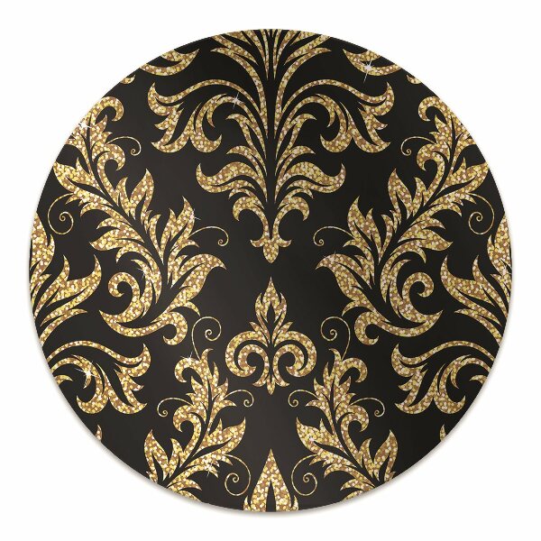 Alfombrilla para silla de escritorio Ornamento dorado