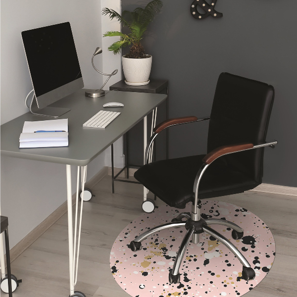 Alfombra silla ordenador Manchas de pintura