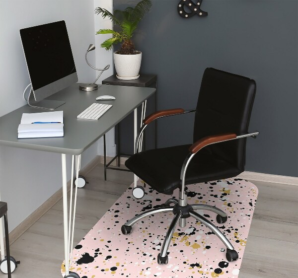 Alfombra silla ordenador Manchas de pintura