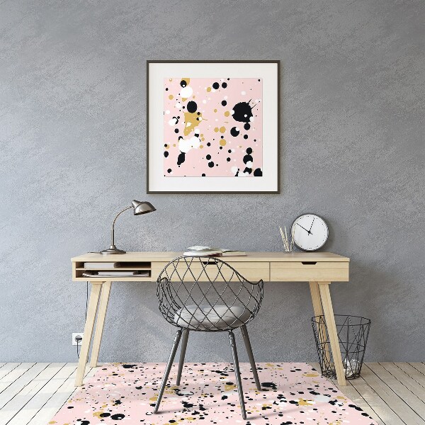 Alfombra silla ordenador Manchas de pintura