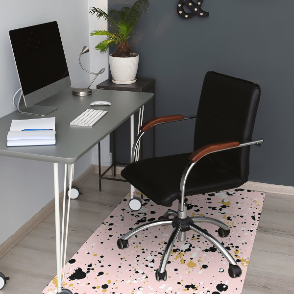 Alfombra silla ordenador Manchas de pintura