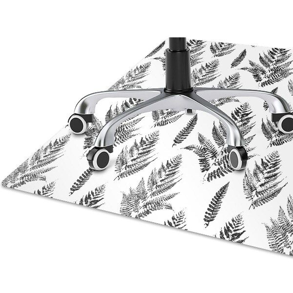 Alfombra silla ordenador Hojas de helecho