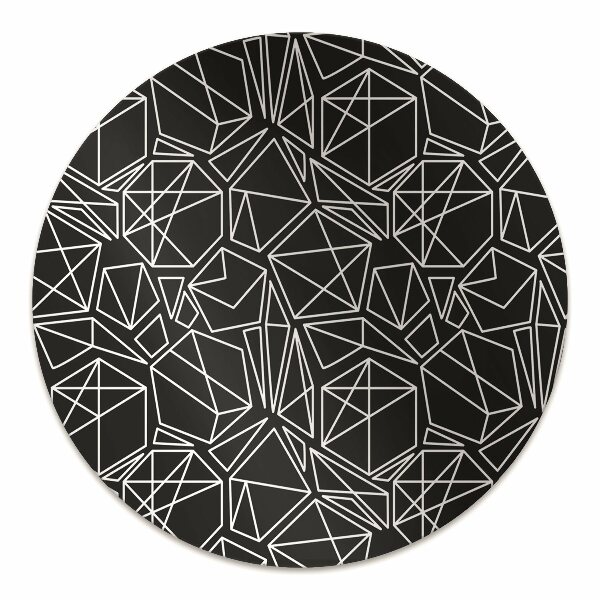 Alfombra silla ordenador Formas geométricas
