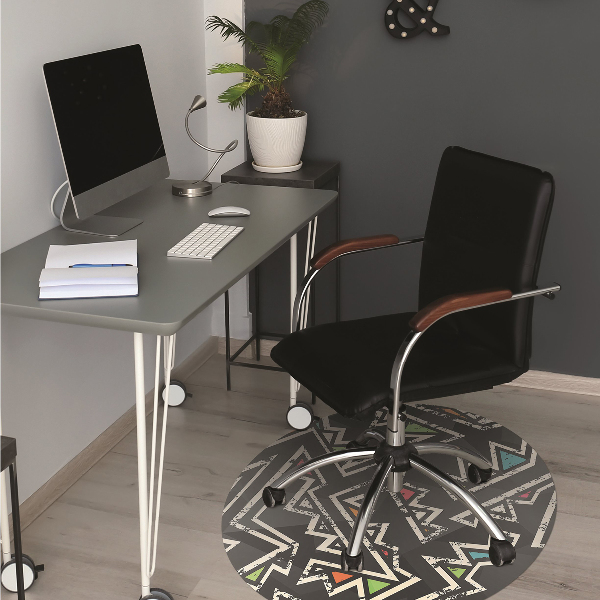 Alfombra silla ordenador Pintada