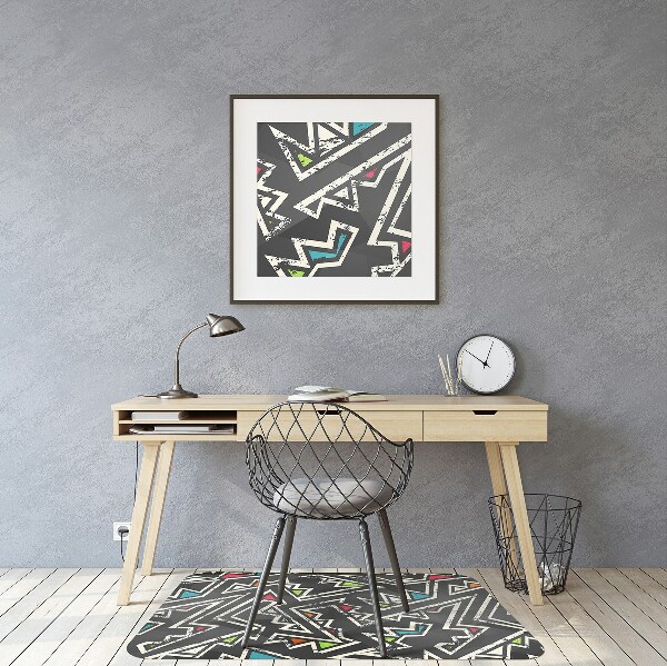 Alfombra silla ordenador Pintada