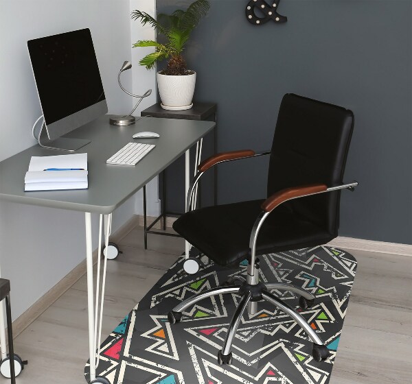 Alfombra silla ordenador Pintada